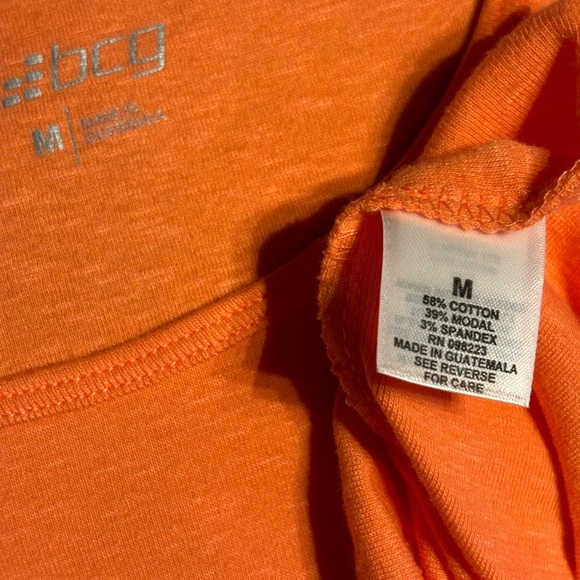 bcg Peachy/Orange/Pumpkin ? colored Tank Top gym workout or layered fall look - Picture 3 of 6